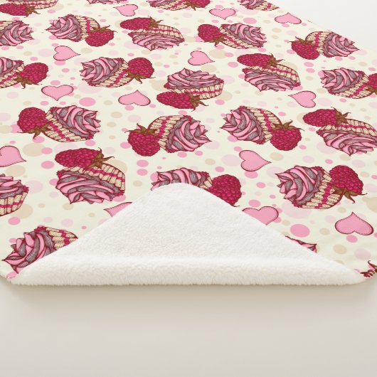 Raspberry Cupcakes Sherpadecke (3/4)