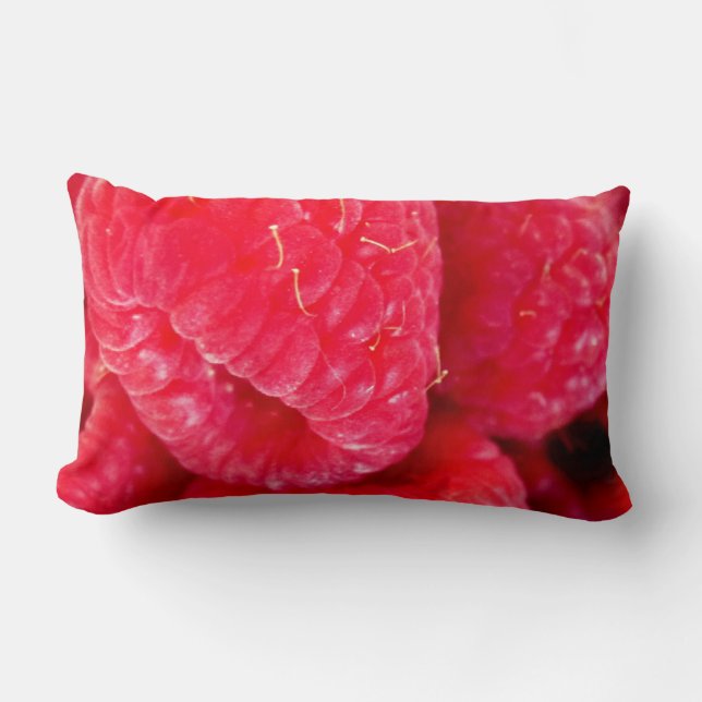 Raspberry Delight Lumbar Pillow Lendenkissen (Vorderseite)