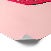 Raspberry Elegance Leckerei Poster (Ecke)