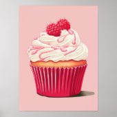 Raspberry Elegance Leckerei Poster (Vorne)