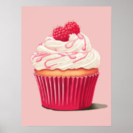 Raspberry Elegance Leckerei Poster