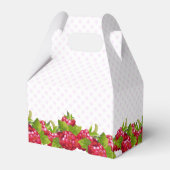 Raspberry Fruit Brunch Party Geschenkschachtel (Rückseite)