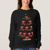 Raspberry Fruit Lover Xmas Santa Raspberry Christm Sweatshirt (Vorderseite)