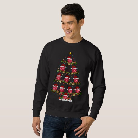 Raspberry Fruit Lover Xmas Santa Raspberry Christm Sweatshirt (Vorne ganz)