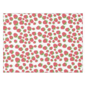 Raspberry Fruit Summer Pattern Design Tischdecke (Vorderseite (Horizontal))