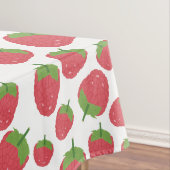 Raspberry Fruit Summer Pattern Design Tischdecke (Beispiel)