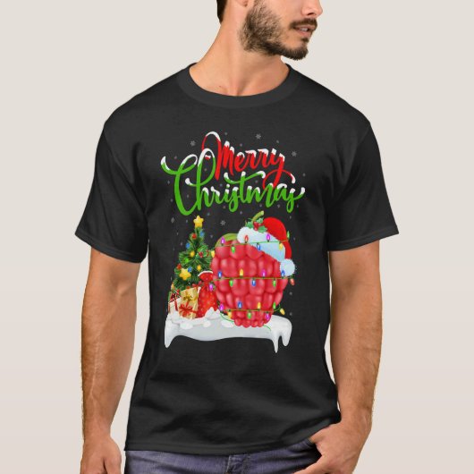 Raspberry Fruit Xmas Decorations Raspberry Chris T-Shirt (Vorderseite)