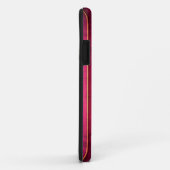 Raspberry Gold Stripe Mod Monogram IPHONE 5 Case (Hinten/Rechts)