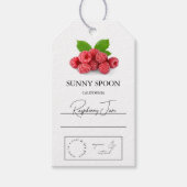 Raspberry Hang Tag Geschenkanhänger (Vorderseite)