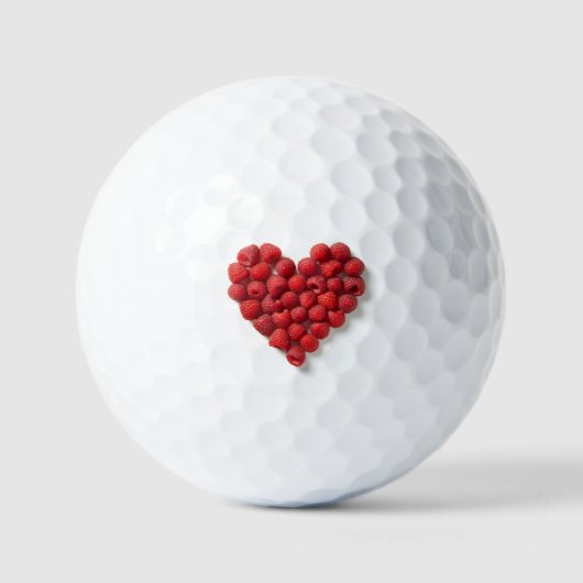 Raspberry Heart Golfball (Vorderseite)