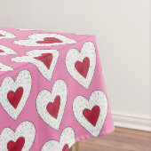 Raspberry Heart Linzer Cookie Linzertorte Austrian Tischdecke (Beispiel)