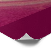 Raspberry Heart Poster (Ecke)