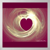 Raspberry Heart Poster (Vorne)