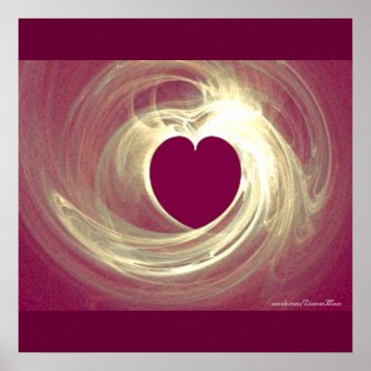 Raspberry Heart Poster (Vorne)