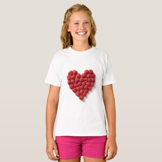 Raspberry Heart T-Shirt (Vorne ganz)