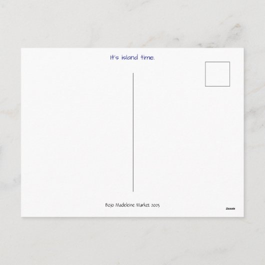 Raspberry Island Lighthouse 2024 Postkarte (Rückseite)