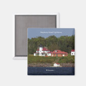 Raspberry Island Lighthouse 2-Magnet Magnet (Vorderseite/Rückseite)