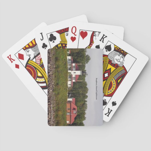 Raspberry Island Lighthouse 2 Spielkarten bauen (Rückseite)