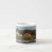 Raspberry Island Lighthouse Espresso Tasse (Vorderseite)
