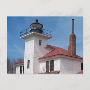 Raspberry Island Lighthouse (in Farbe) Postkarte