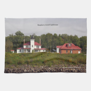 Raspberry Island Lighthouse Küchentücher