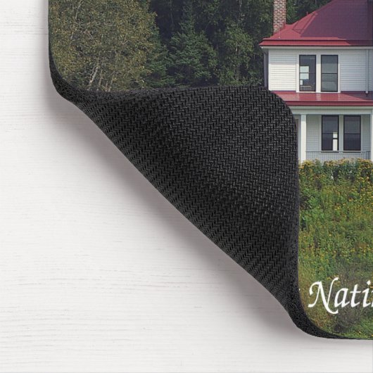 Raspberry Island Lighthouse mousepad (Ecke)