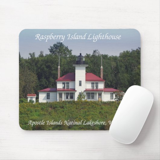 Raspberry Island Lighthouse mousepad (Mit Mouse)