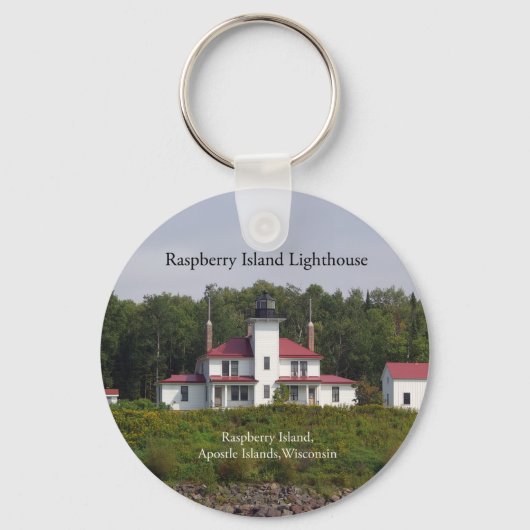 Raspberry Island Lighthouse Schlüsselkette Schlüsselanhänger (Vorderseite)