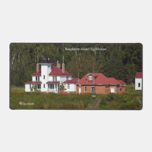 Raspberry Island Lighthouse Schreibtischmatte