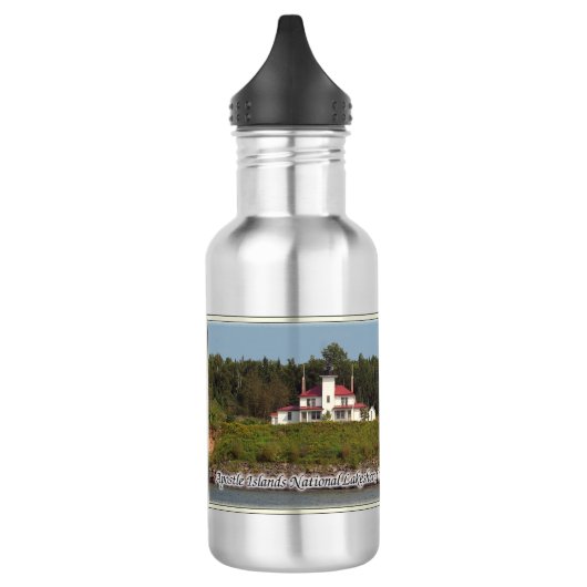 Raspberry Island Lighthouse Wasserflasche (Links)