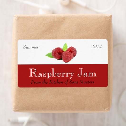 Raspberry Jam Canning Labels (Insitu)
