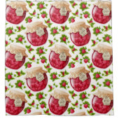 Raspberry Jam Duschvorhang (Vorderseite)