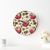 Raspberry Jam Große Wanduhr (Zuhause)