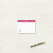 Raspberry Jam I Feel Knitty, Oh, so Knitty Post-it Klebezettel (Auf Schreibtisch)