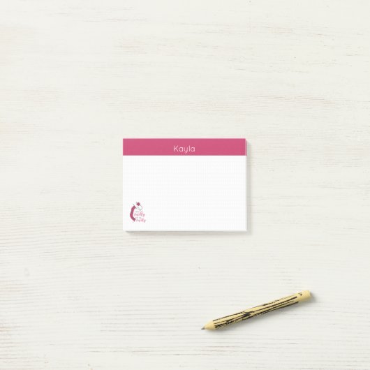 Raspberry Jam I Feel Knitty, Oh, so Knitty Post-it Klebezettel (Auf Schreibtisch)