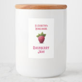 Raspberry Jam Lebensmitteletikett (Vorderseite)