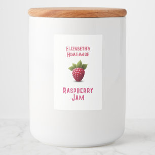 Raspberry Jam Lebensmitteletikett