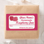 Raspberry Jam Personalisiert Preserve Label für Ja (Insitu)