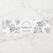 Raspberry-Jam-Wrap-around-Etikett für hausgemachte Wasserflaschenetikett (Einzelnes Label)