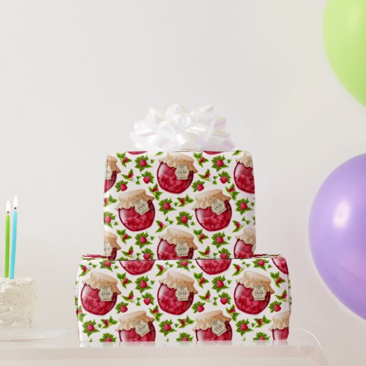 Raspberry Jam Wrapping Paper Geschenkpapier (Partygeschenke)