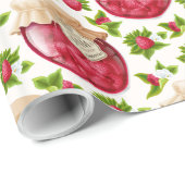 Raspberry Jam Wrapping Paper Geschenkpapier (Rolleneckpunkt)