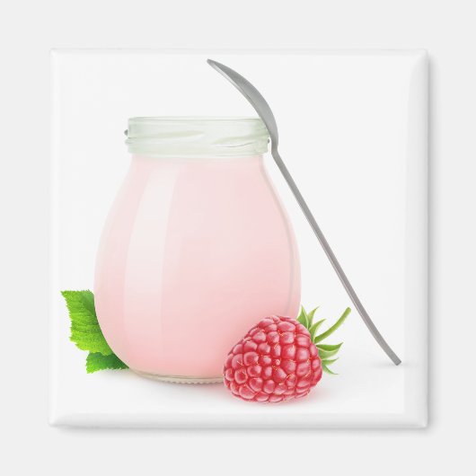Raspberry-Jogurt Magnet (Vorne)