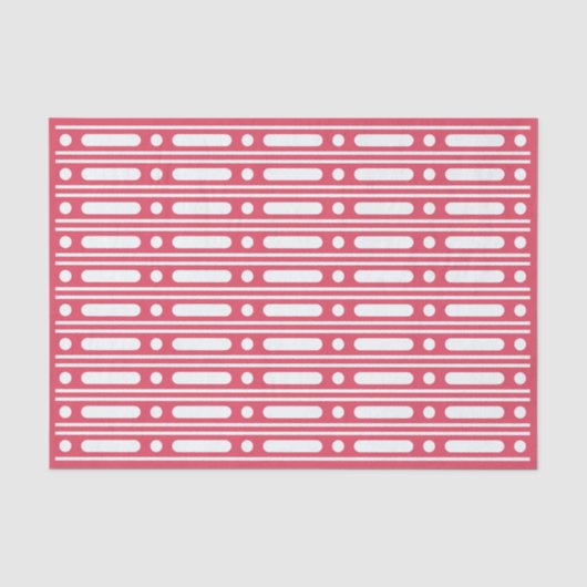 Raspberry-Knochen-Einlegearbeit-Punkte-Rand-Dekora Seidenpapier (Vorderseite)