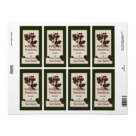 Raspberry-Konservierungssiegel (Vorne)