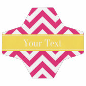 Raspberry lg Zickzack Ananas Name Monogramm Fußball (Flach)