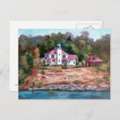 Raspberry Lighthouse Postkarte (Vorne/Hinten)