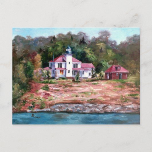 Raspberry Lighthouse Postkarte (Vorderseite)