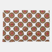 Raspberry Linzer Torte Weihnachtskeks Backen Küchentuch (Horizontal)