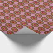 Raspberry Linzer Torte Weihnachtskekse Geschenkpapier (Ecke)