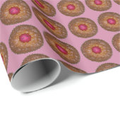 Raspberry Linzer Torte Weihnachtskekse Geschenkpapier (Rolleneckpunkt)